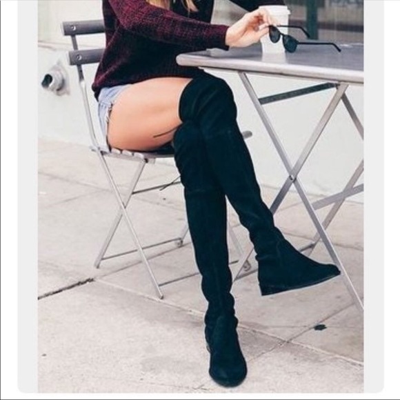 ✨HPx3✨Vince Camuto Black Suede Over the Knee Boot - Picture 6 of 6